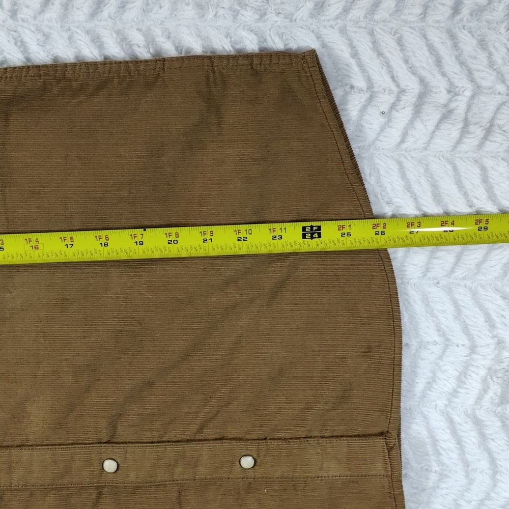 420. Faherty Stretch Cord Western Shirt | Color: Cord Brown - Picture 7 of 11